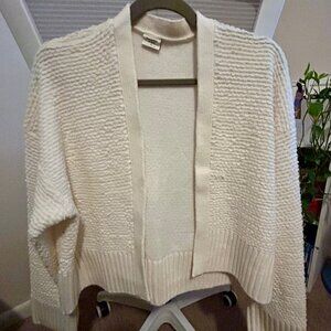 Abercrombie & Fitch Cream Cropped Cardigan -Size S